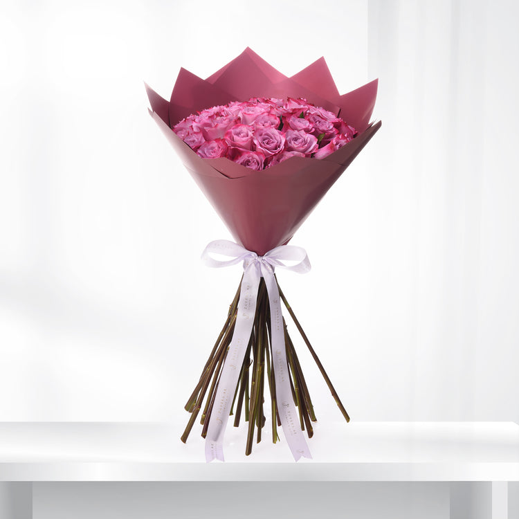 Purple Reverie Rose Bouquet