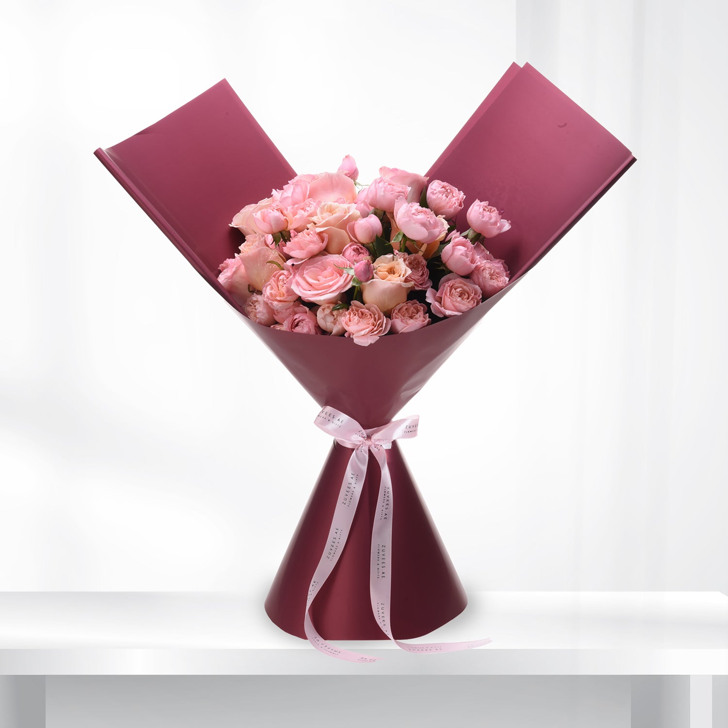 Pink Petals Rose Bouquet