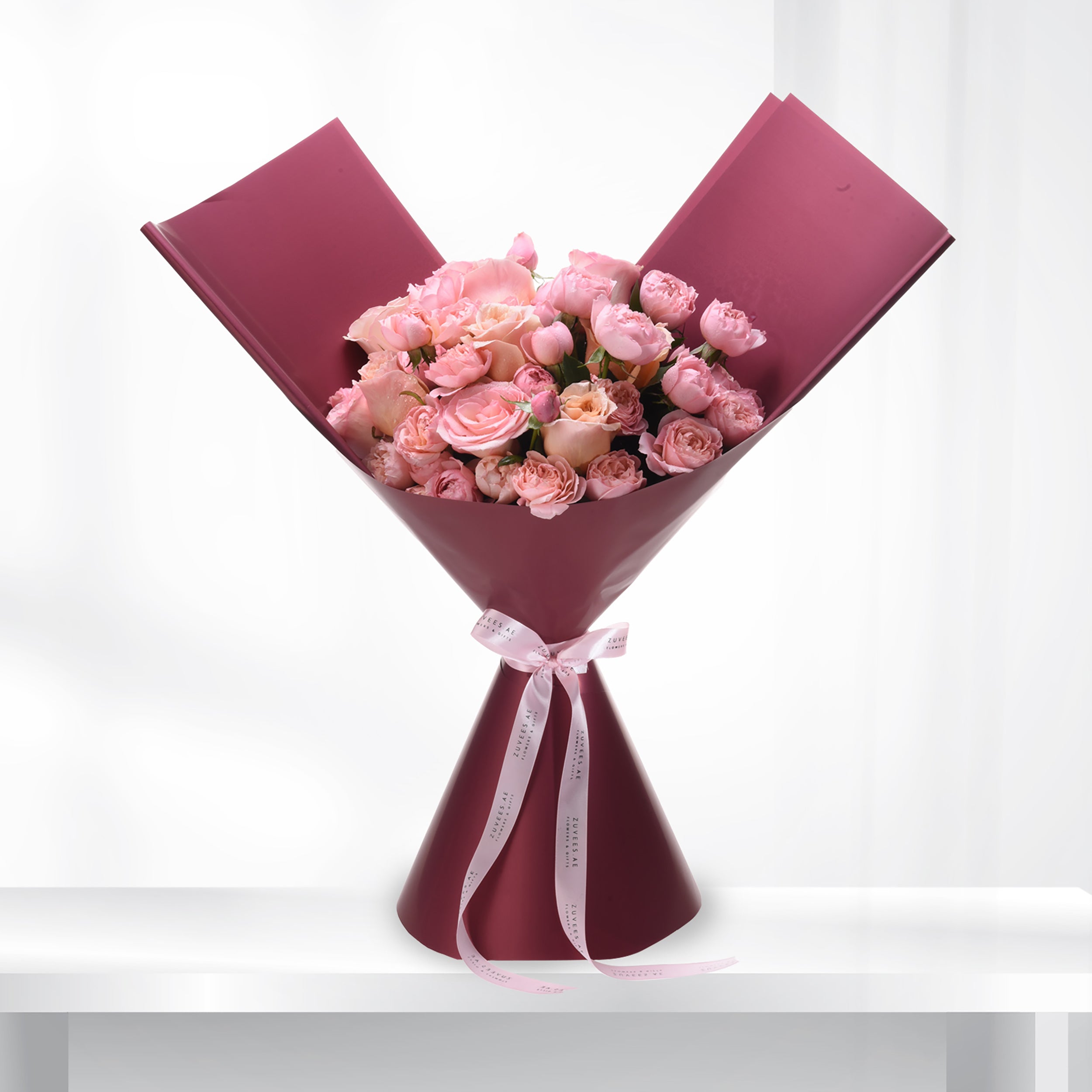 Pink Petals Rose Bouquet