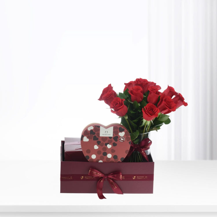 12 Red Roses Body Care Combo - Zuvees.ae
