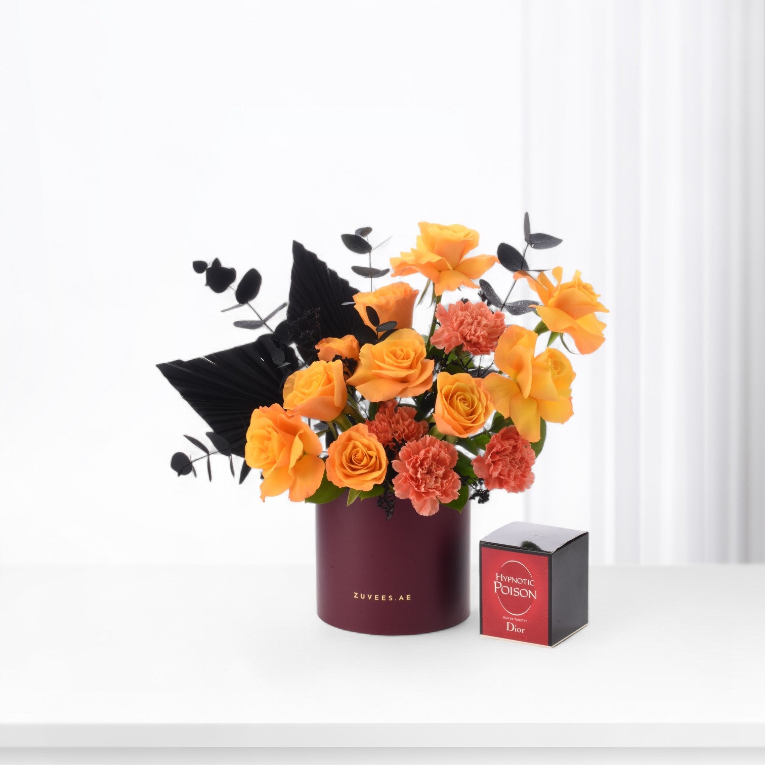 Noir Flame Luxury Bloom Box