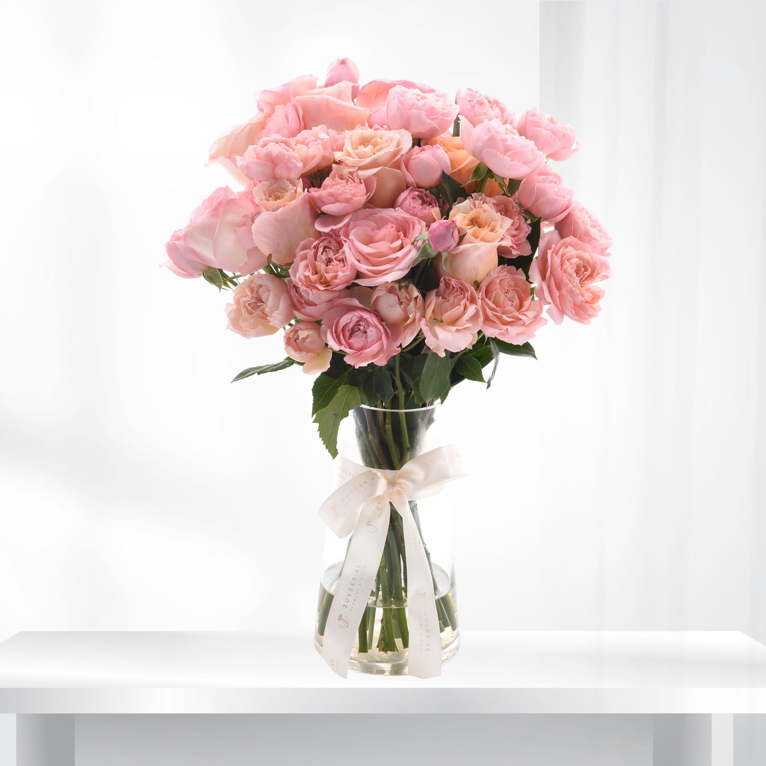 Pink Petals Rose Vase