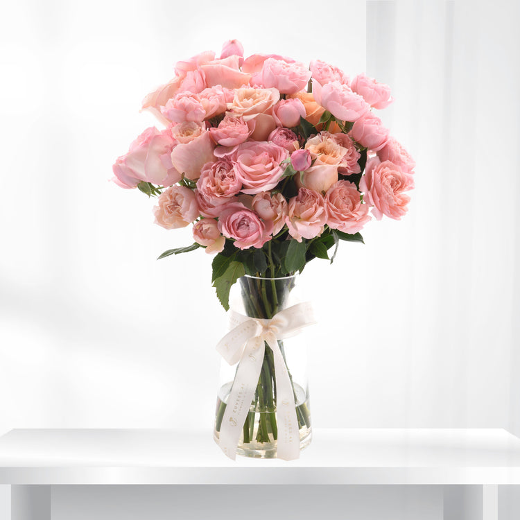 Pink Petals Rose Vase