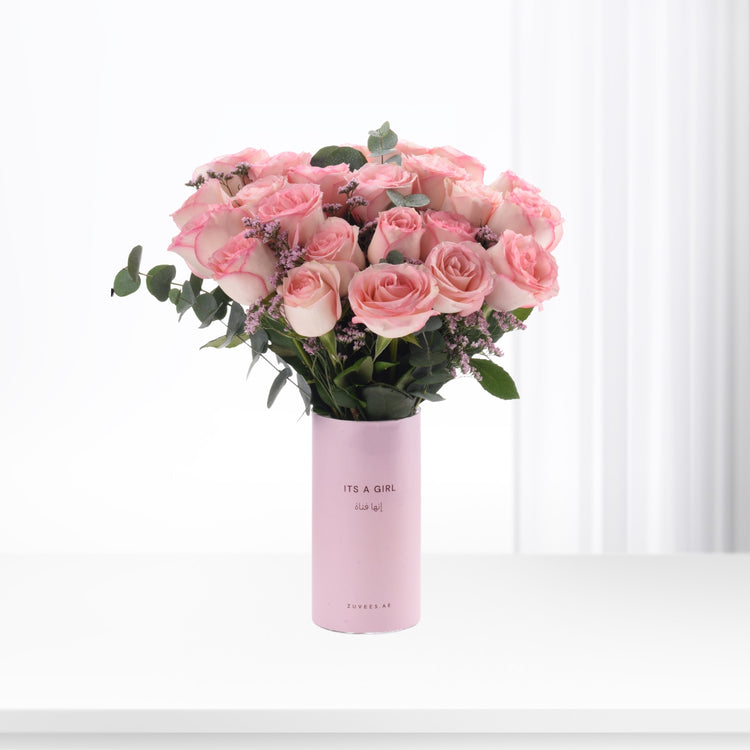 Pink roses in soft pink "It&