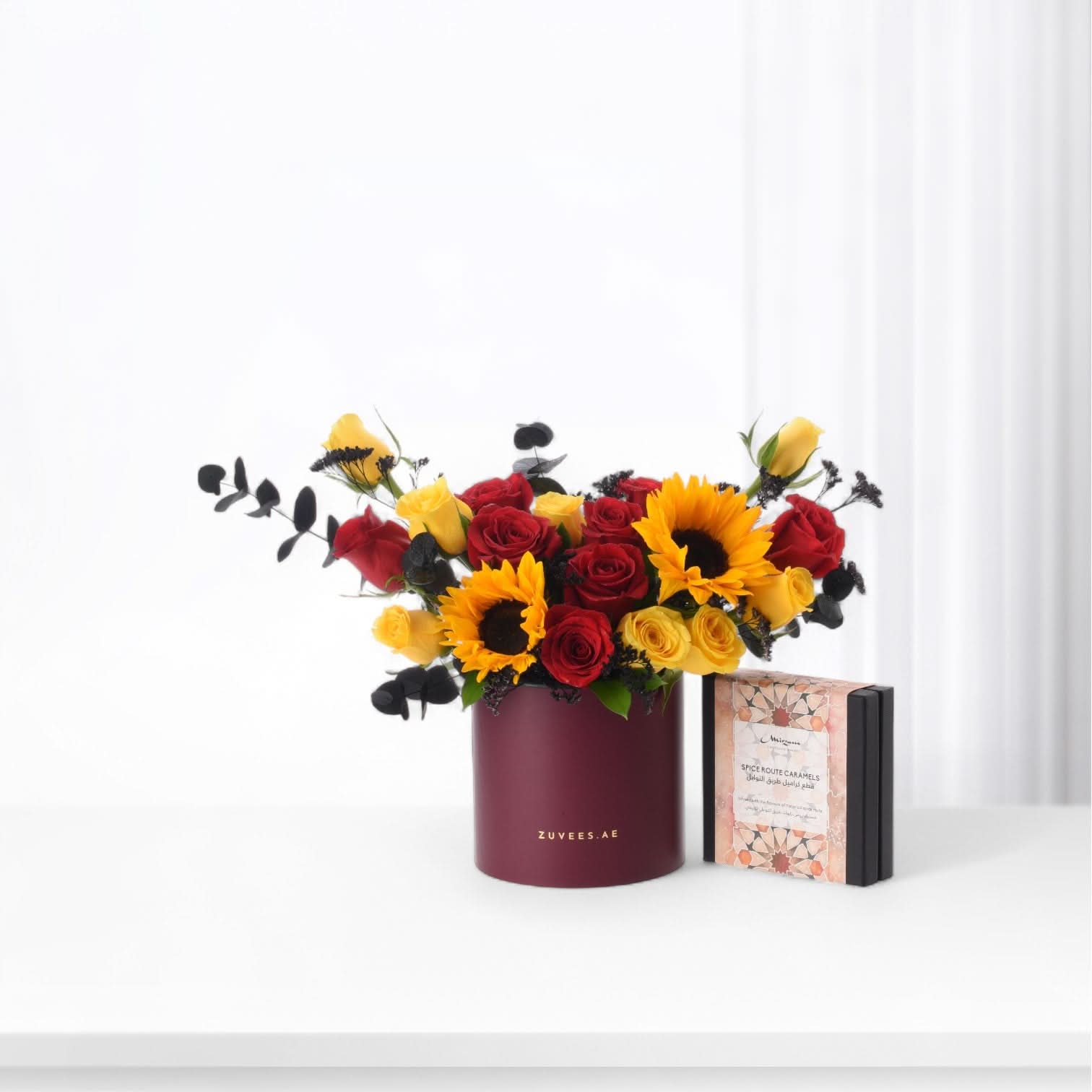 Crimson Sol Bloom Box with Mirzam Chocolate