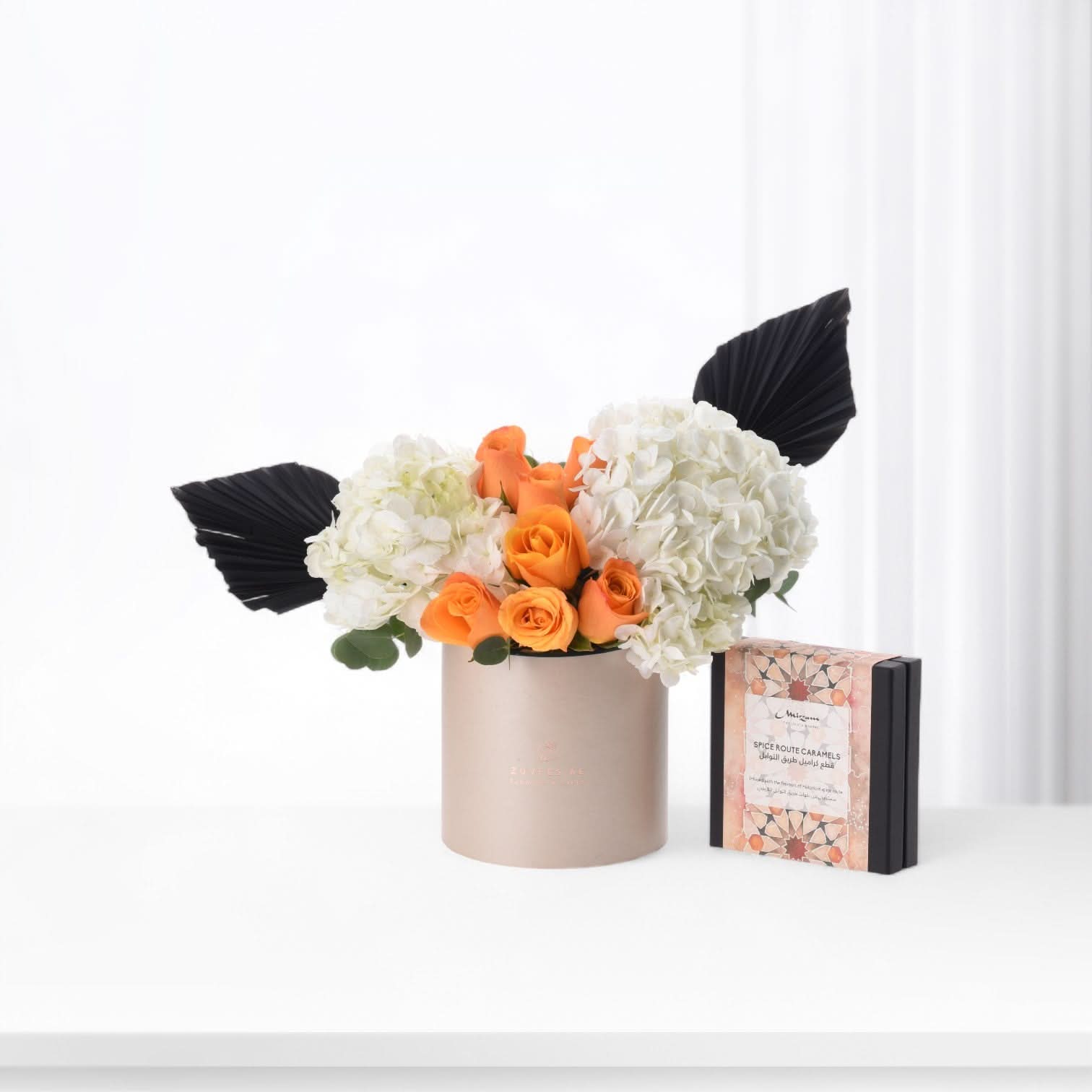 Golden Pearl Bloom Box with Mirzam Chocolates