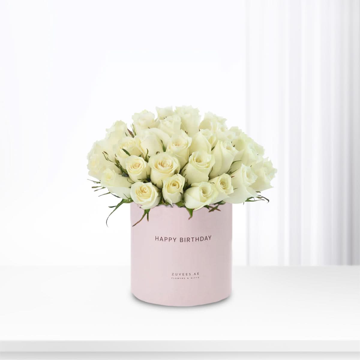 51 Celestial Roses Birthday Vase - Zuvees.ae
