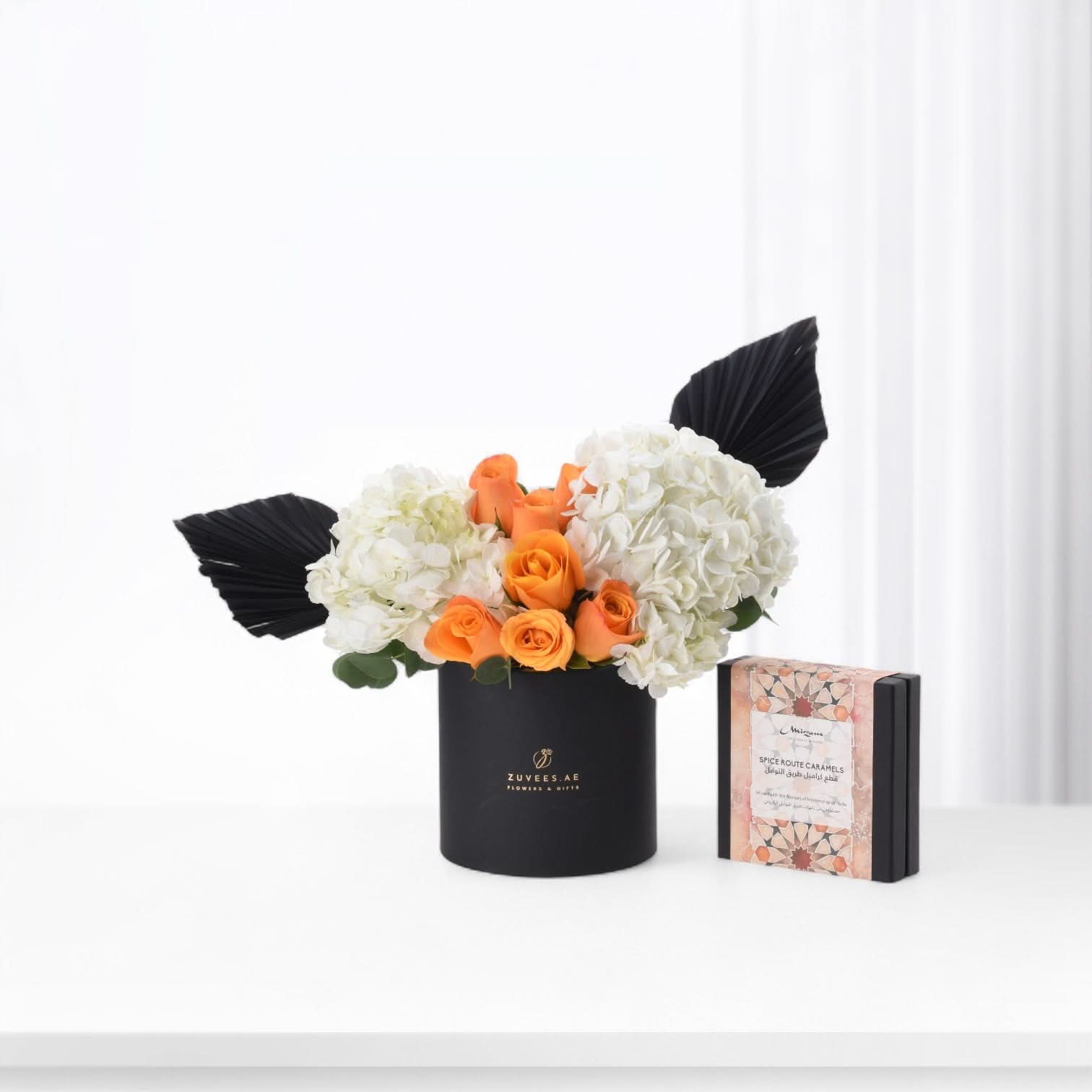Golden Pearl Bloom Box with Mirzam Chocolates