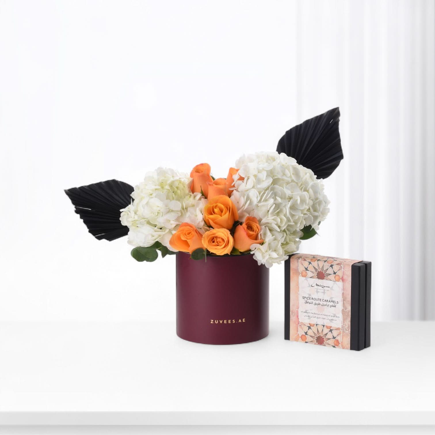 Golden Pearl Bloom Box with Mirzam Chocolates