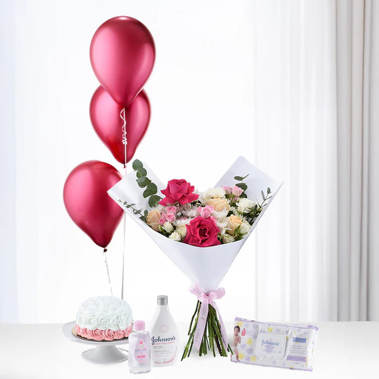 Blush Harmony Newborn Bundle - Zuvees.ae