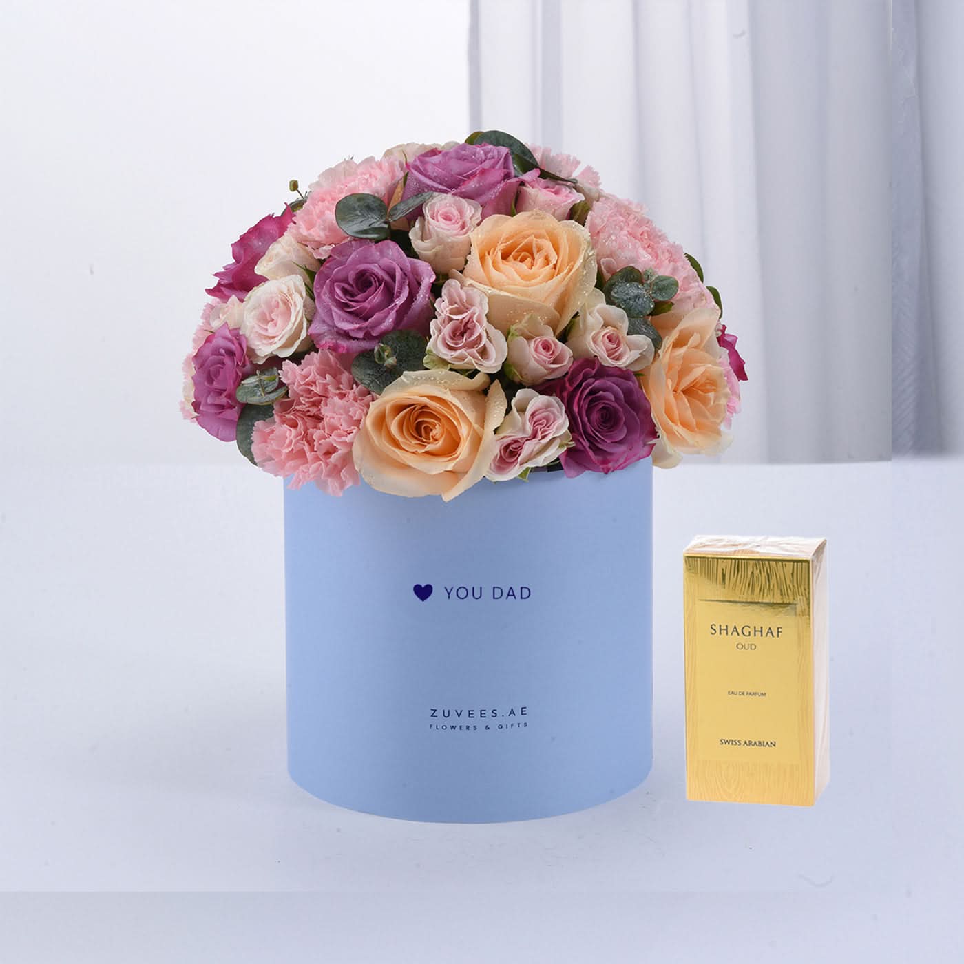 Blush & Lavender Love You Dad Combo