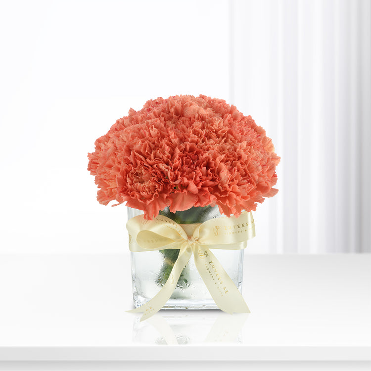 Burnished Carnations Vase - Zuvees.ae