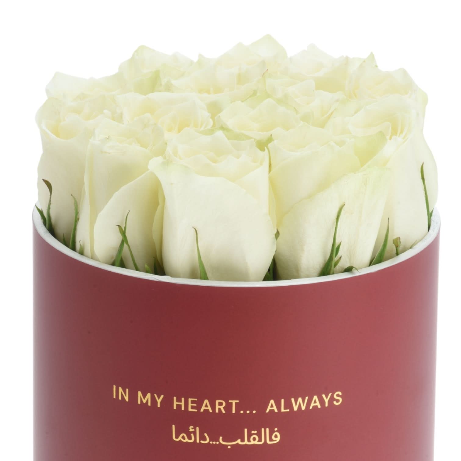 Calm White Roses Cake Combo - Zuvees.ae