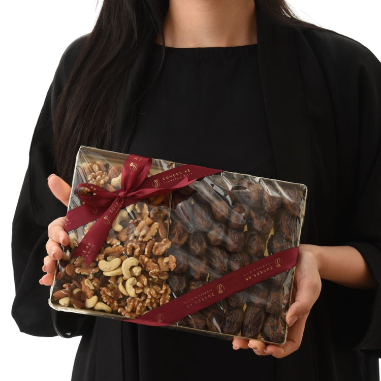 Dates & Dry Fruits Plate - Zuvees.ae