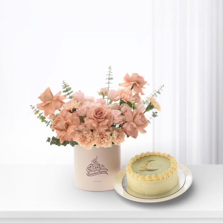 Desert Silk Ramadan Blooms Cake Combo - Zuvees.ae