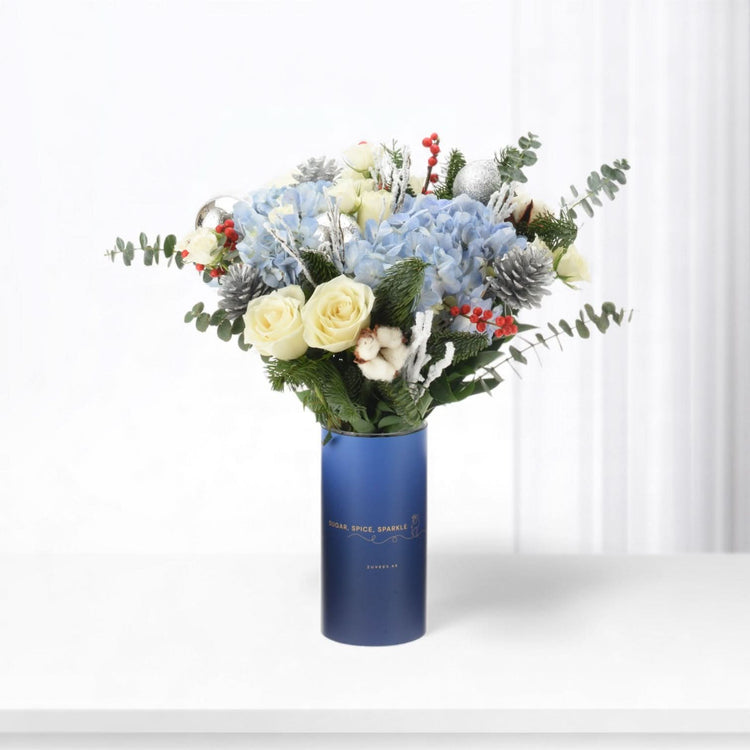 Frosted Blue Reverie Vase