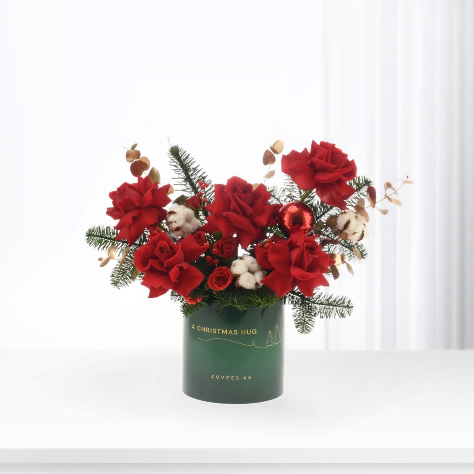 Frosty Rosefire Bloom Box