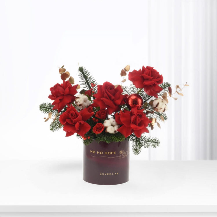 Frosty Rosefire Bloom Box