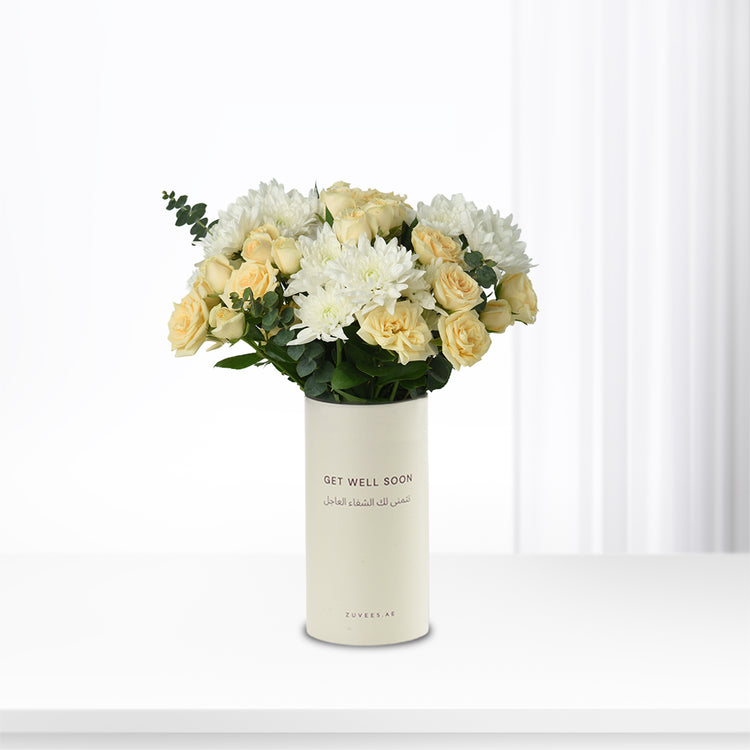 Morning Glow Get Well Soon Vase - Zuvees.ae