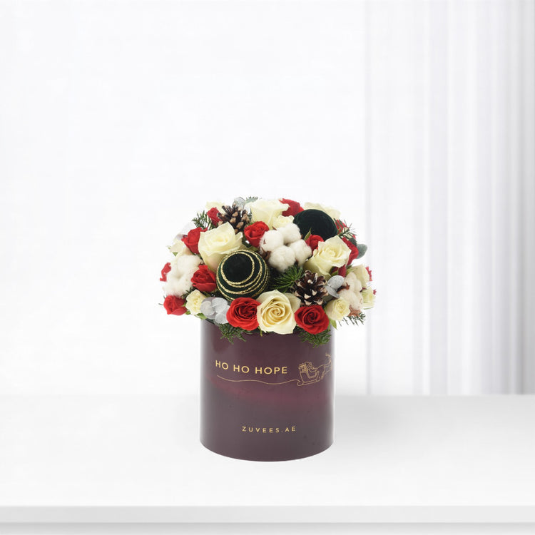 Snowfall Roses Bloom Box