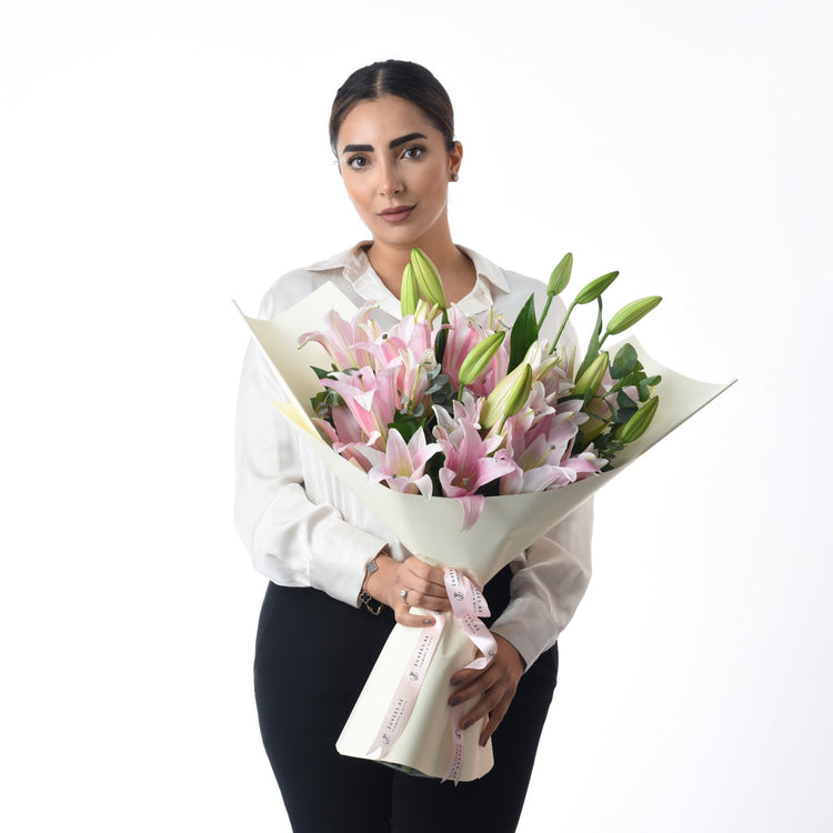 Blush Lily Elegance Bouquet