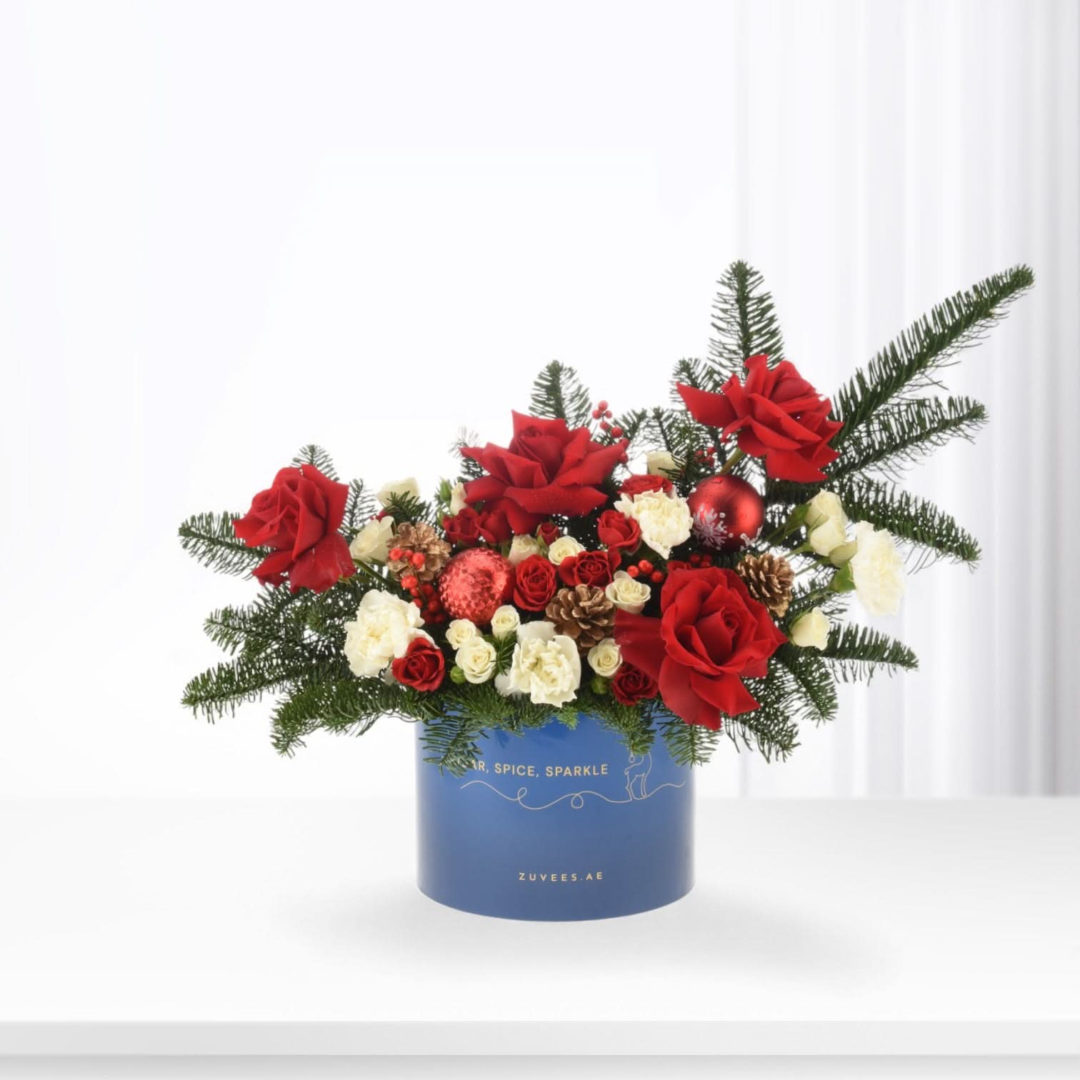 Winter Red & White Bloom Box