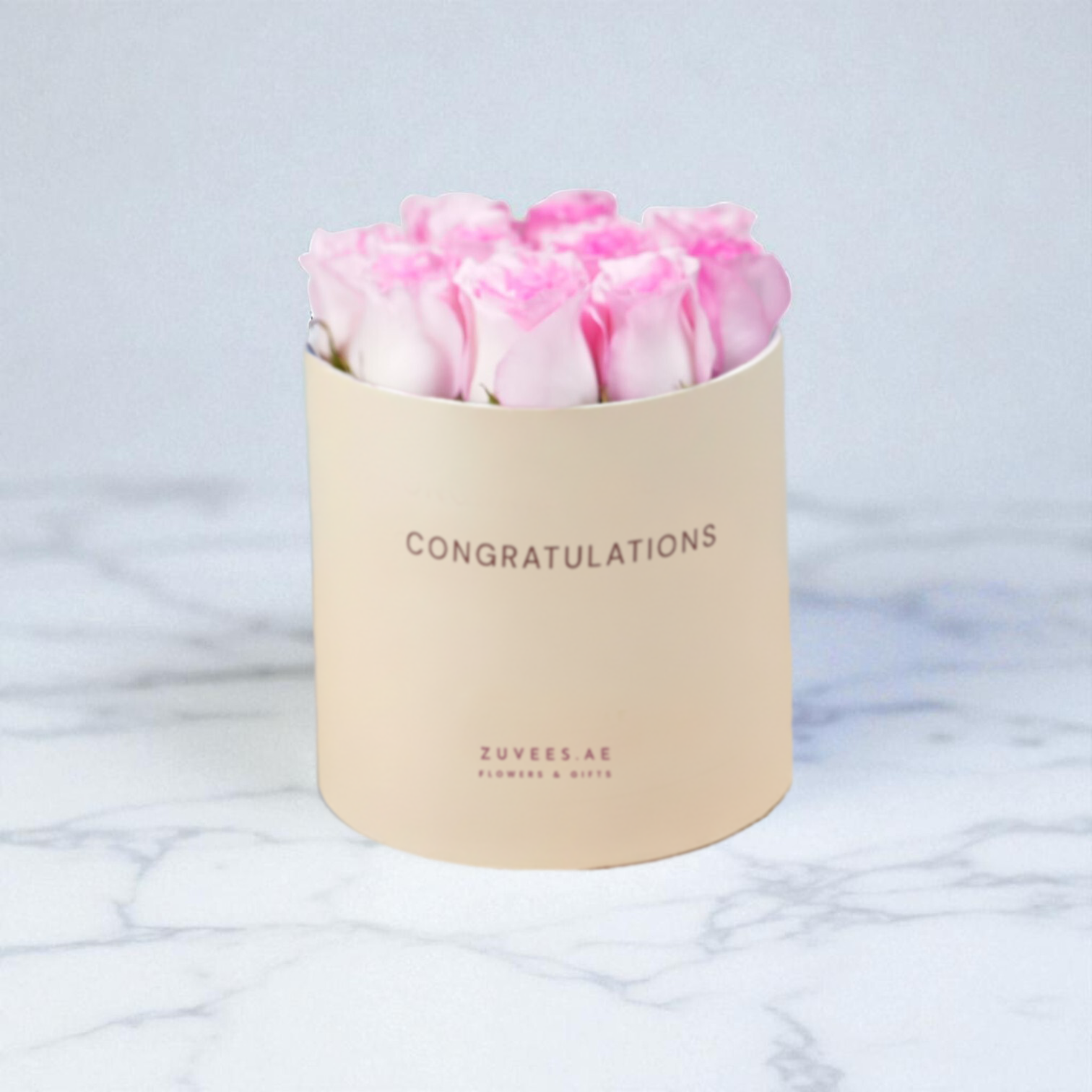 Pink Charm Roses Box