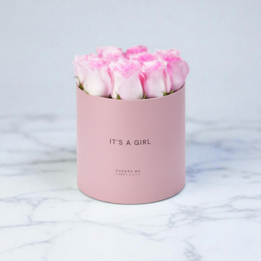 Pink Charm Roses Box