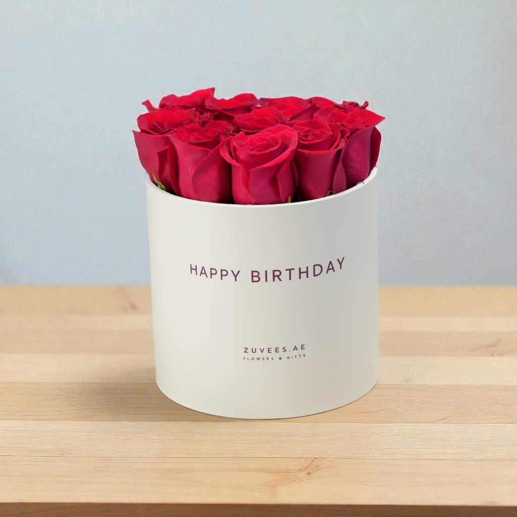 Red Charm Roses Box