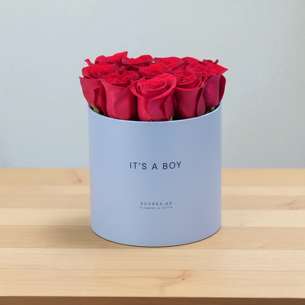 Red Charm Roses Box