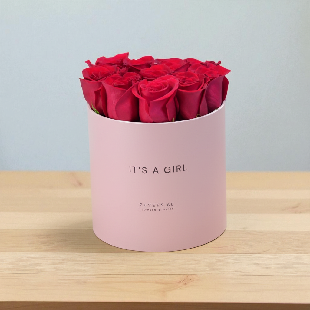 Red Charm Roses Box