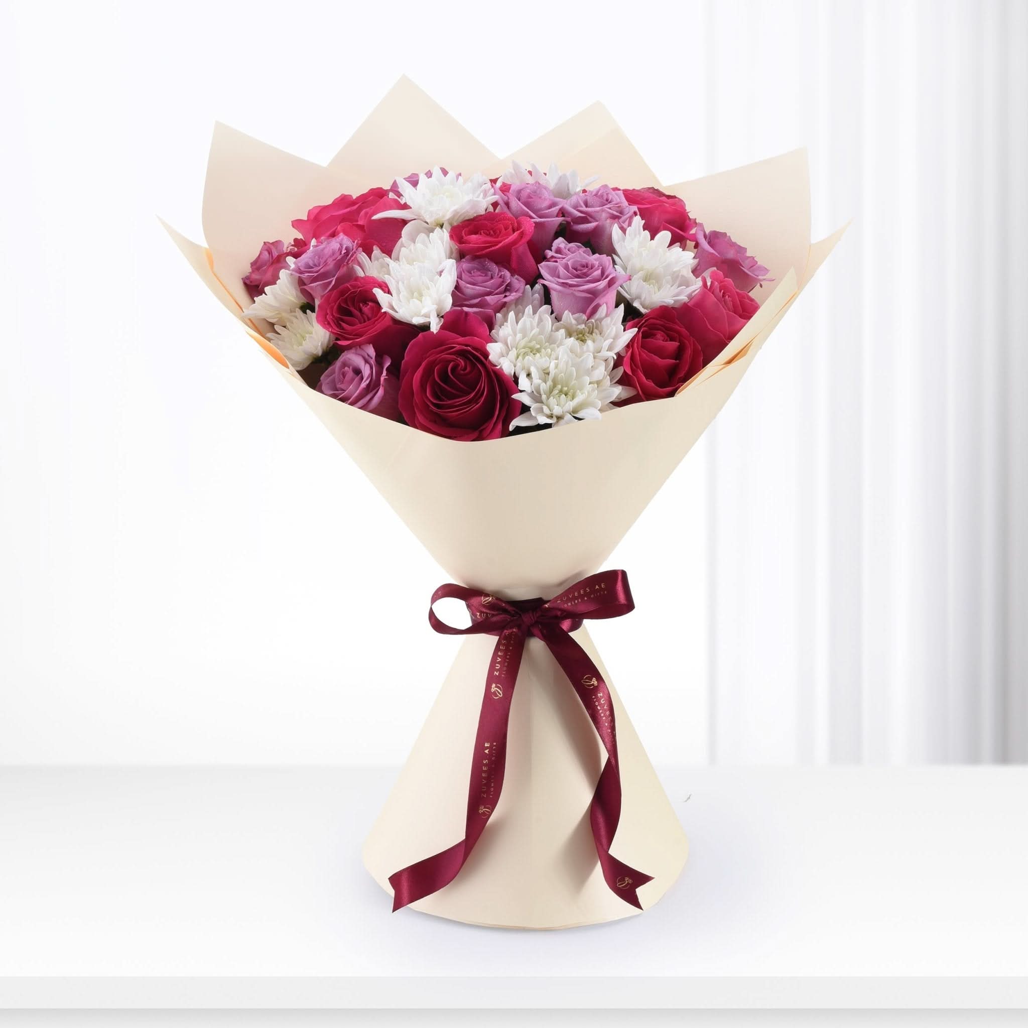 Crimson Serenade Bouquet - Zuvees.ae