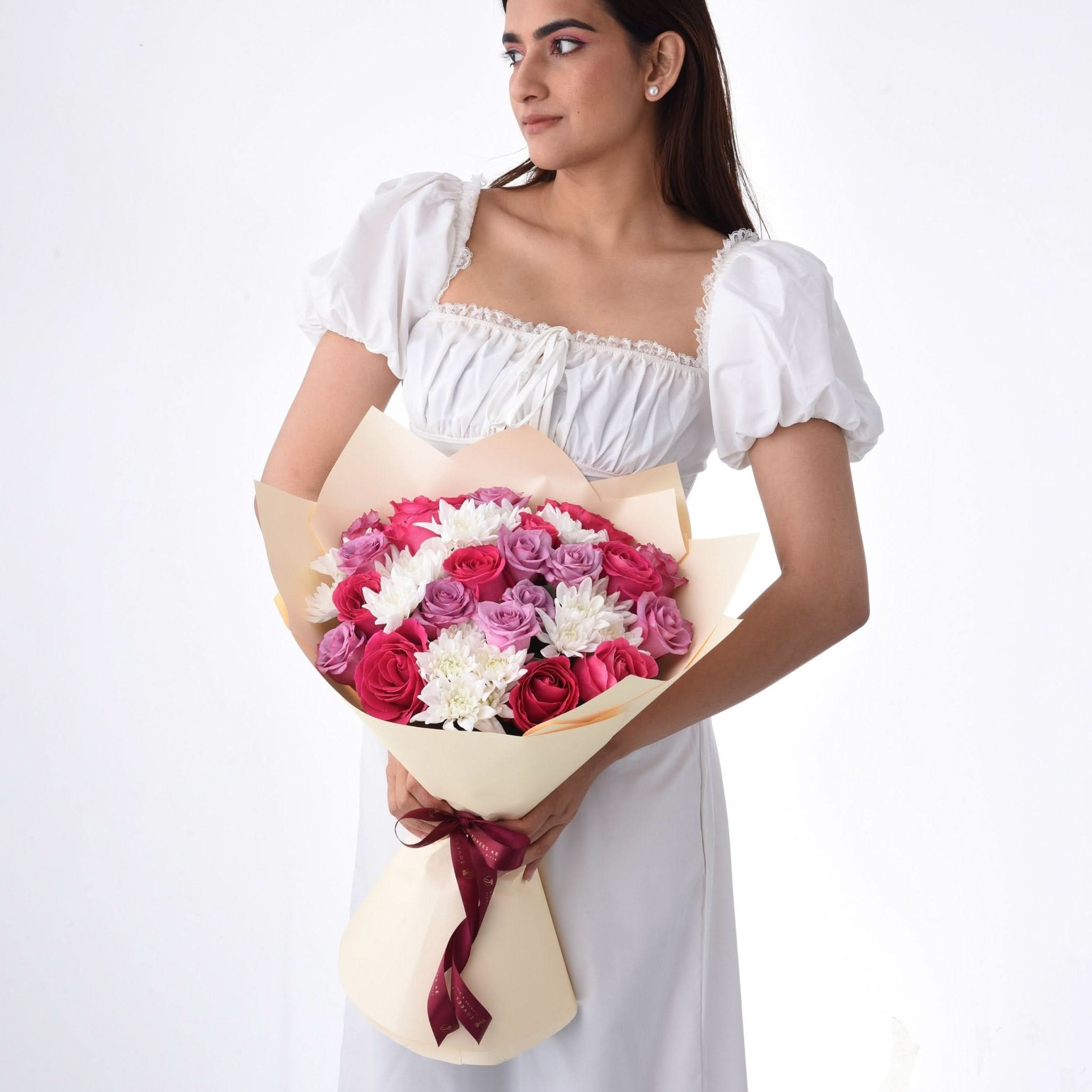 Crimson Serenade Bouquet - Zuvees.ae
