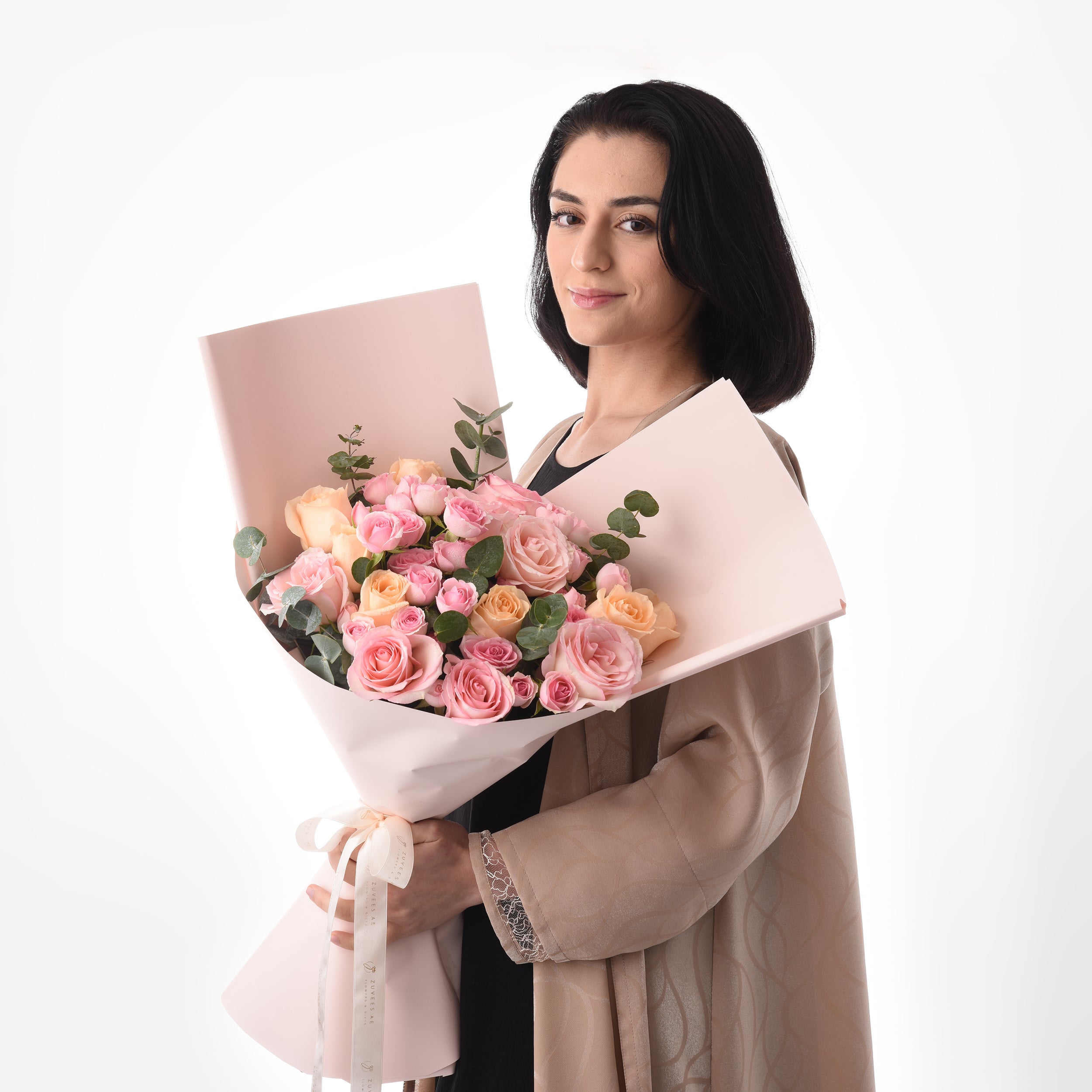 Pastel Petals Rose Bouquet