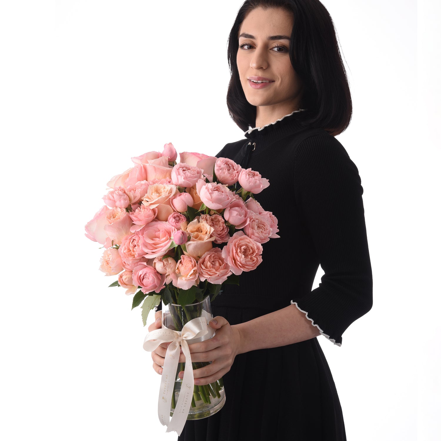 Pink Petals Rose Vase