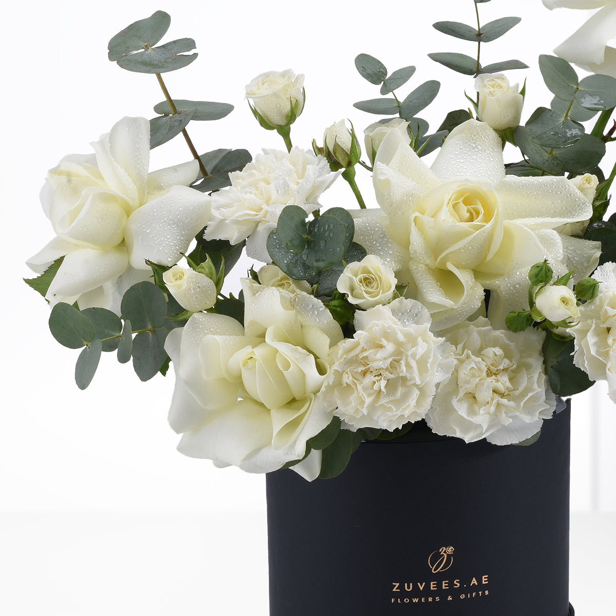 Ethereal White Black Bloom Box