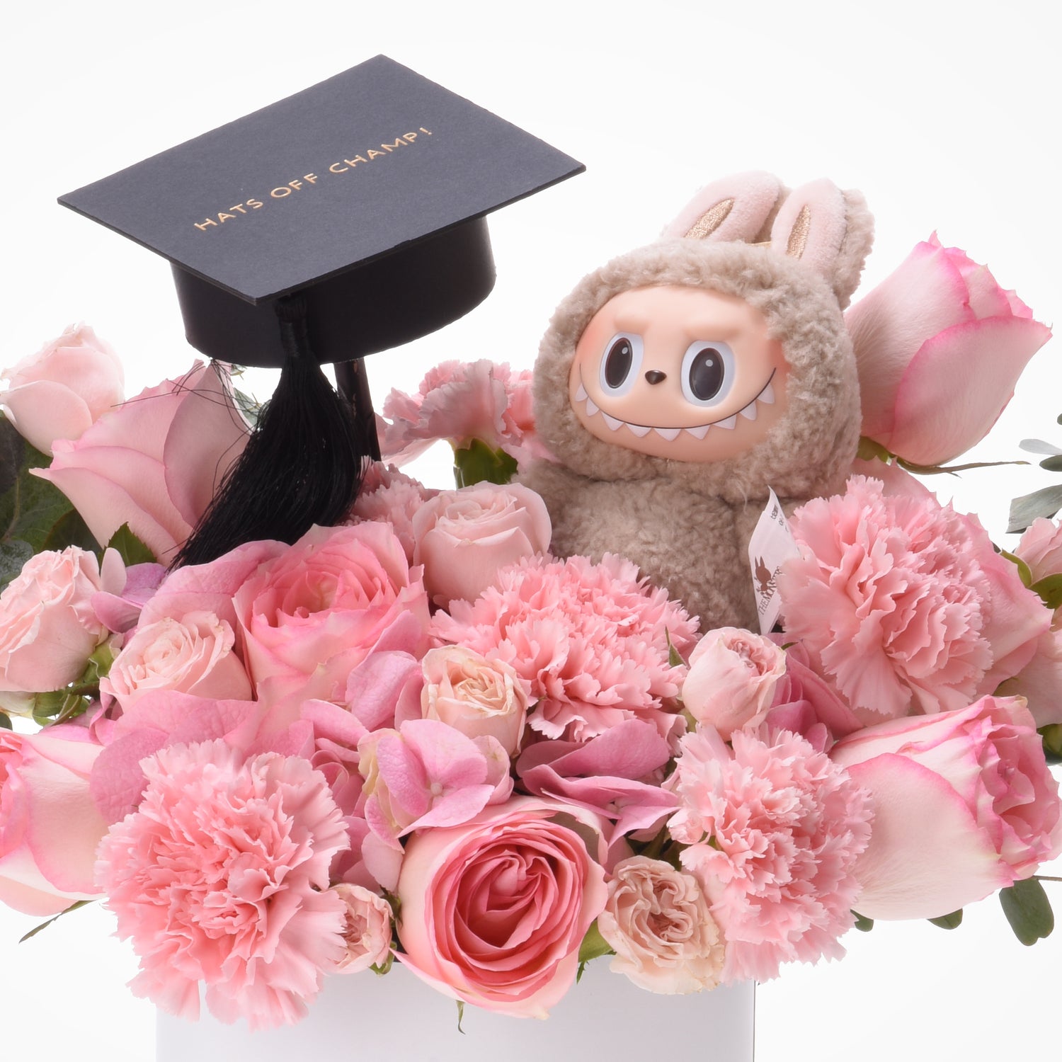 Little Grad, Big Dreams – Labubu Graduation Flower Box