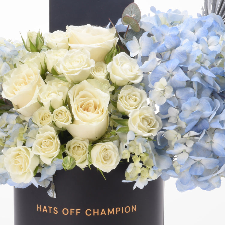 Hats Off Champion Graduation Box + BLEU DE CHANEL