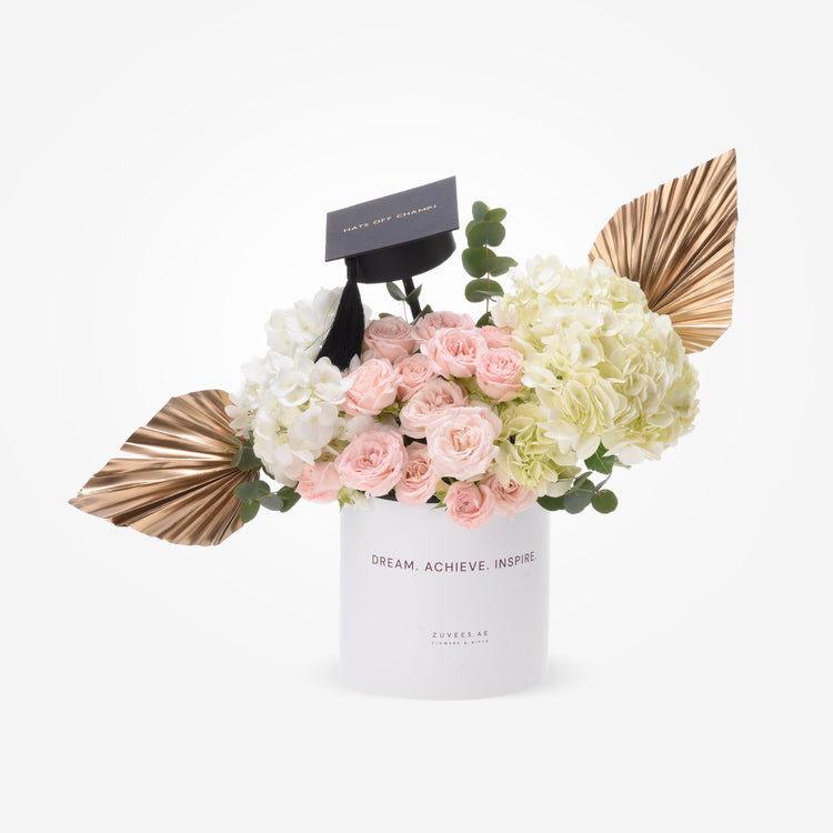 Golden Hour Graduation Flower Box