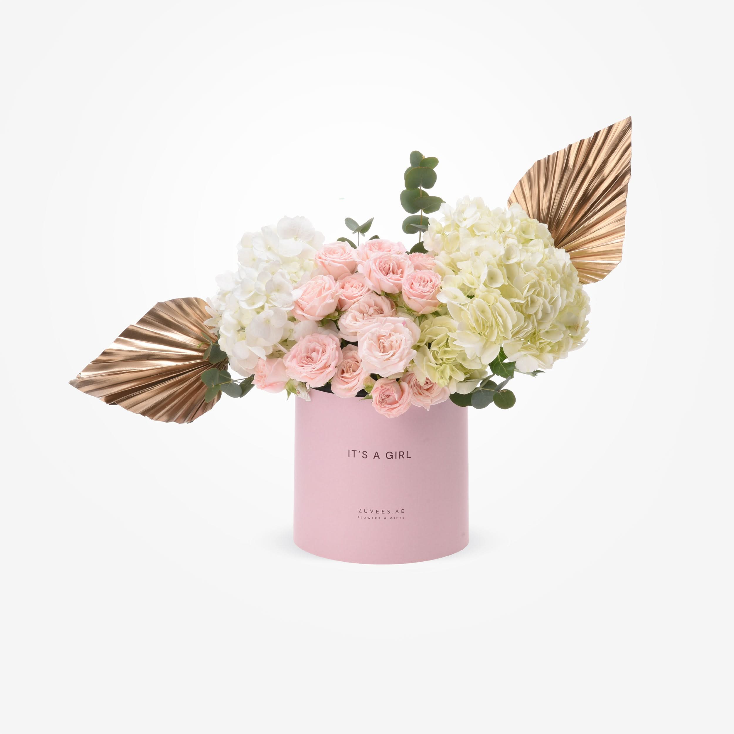 Golden Grace – It’s a Girl Flower Box with Chanel Chance