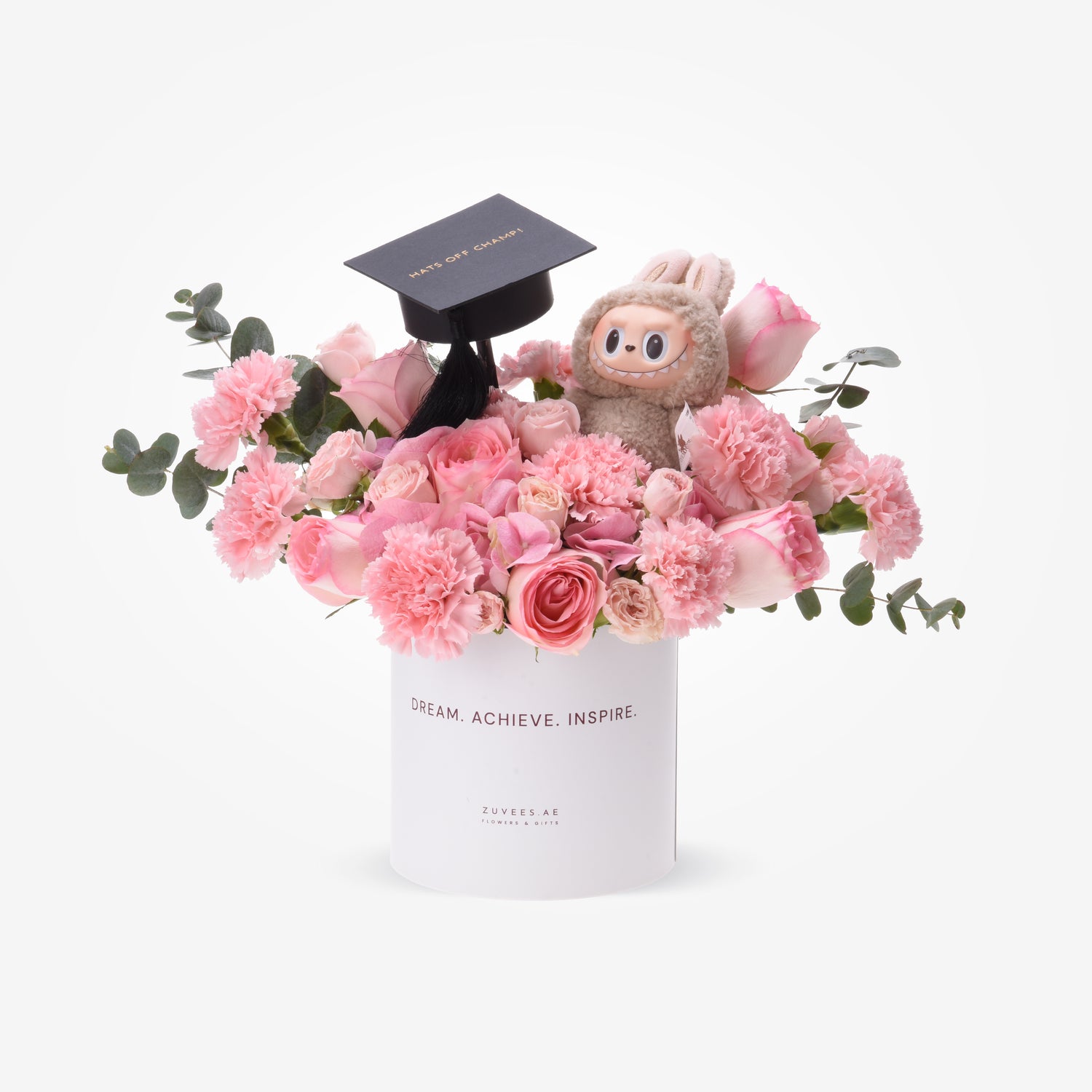 Little Grad, Big Dreams – Labubu Graduation Flower Box