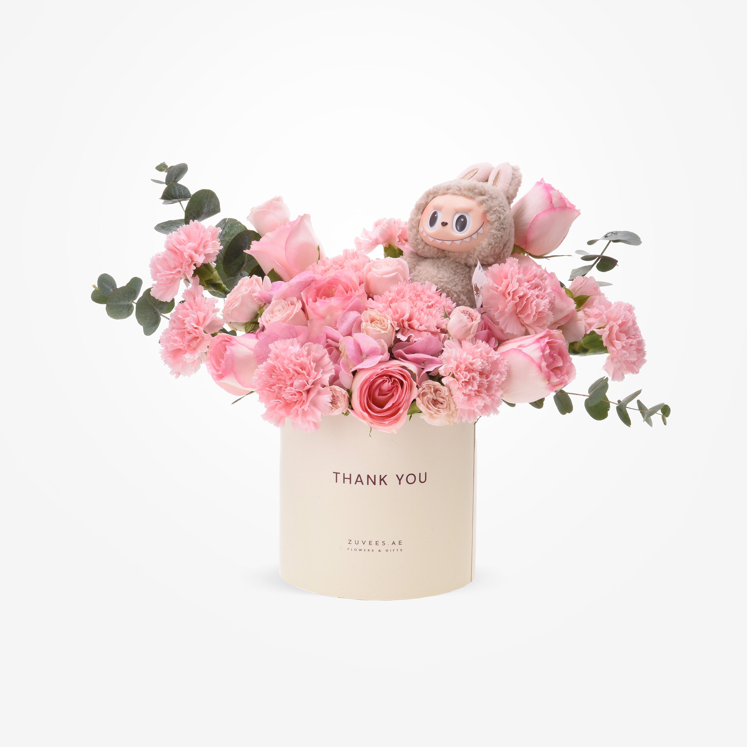 Labubu Pink Bloom Thank You Box