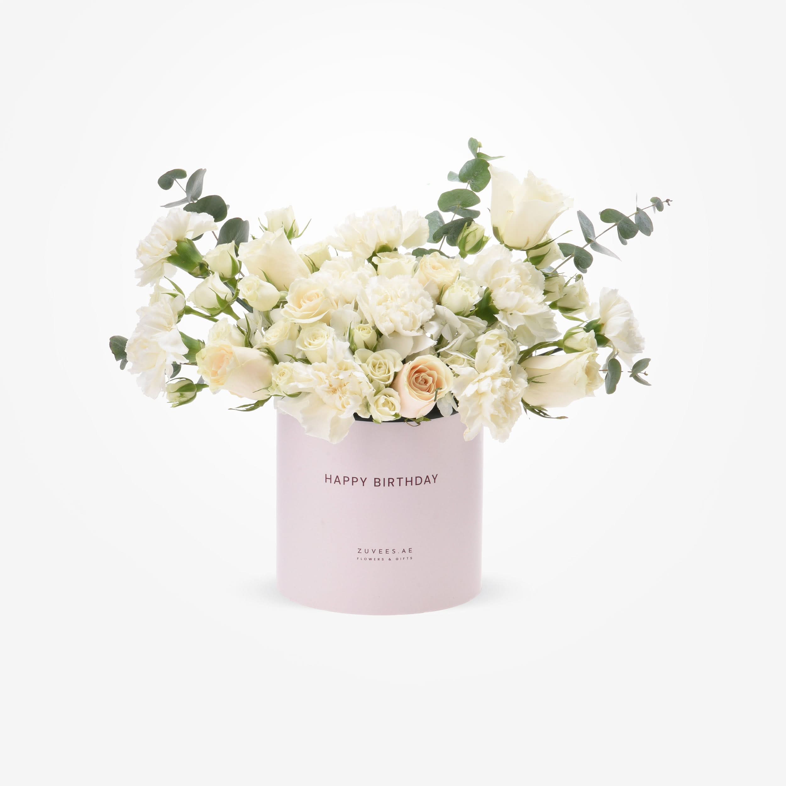 White Harmony Signature Birthday Bloom Box