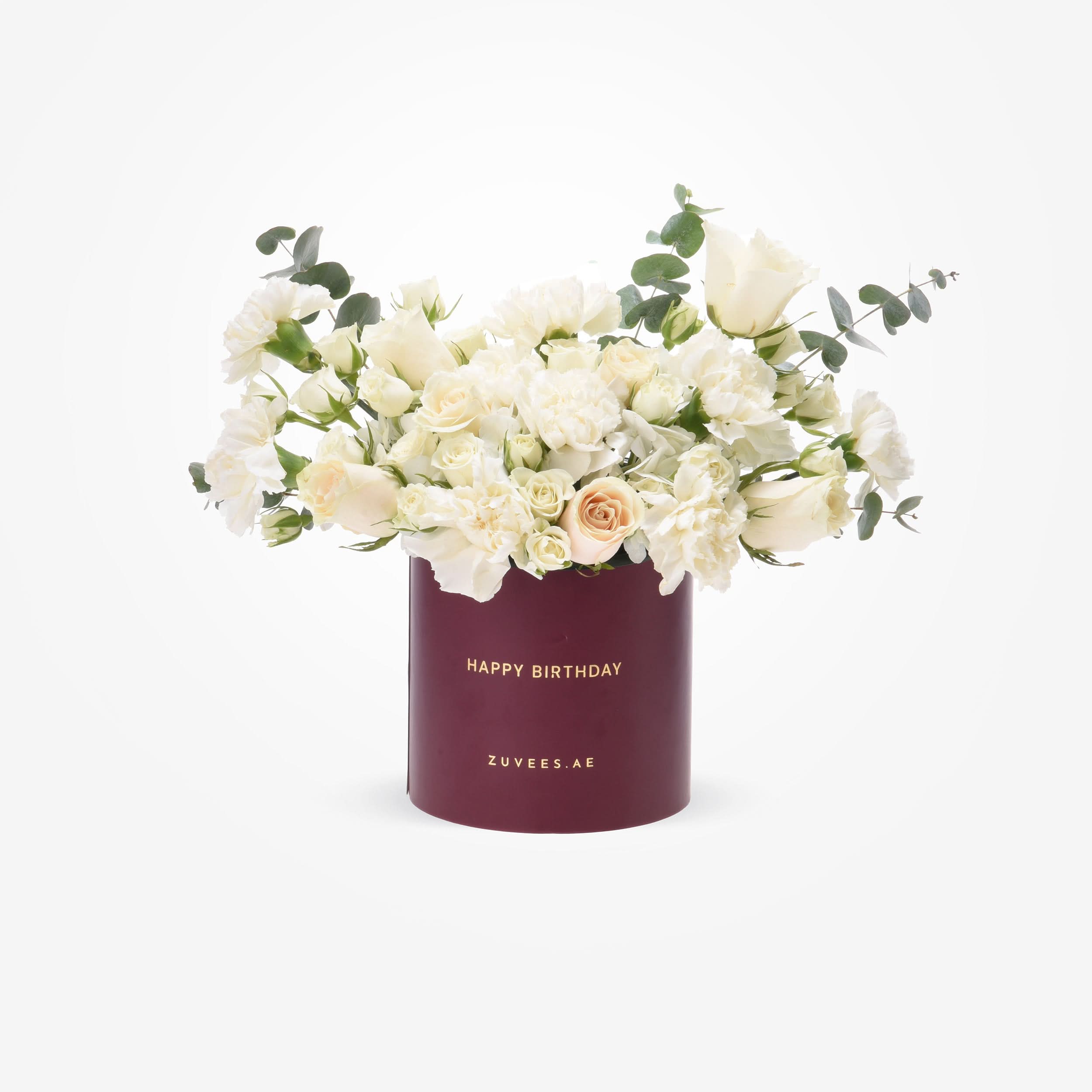 White Harmony Signature Birthday Bloom Box