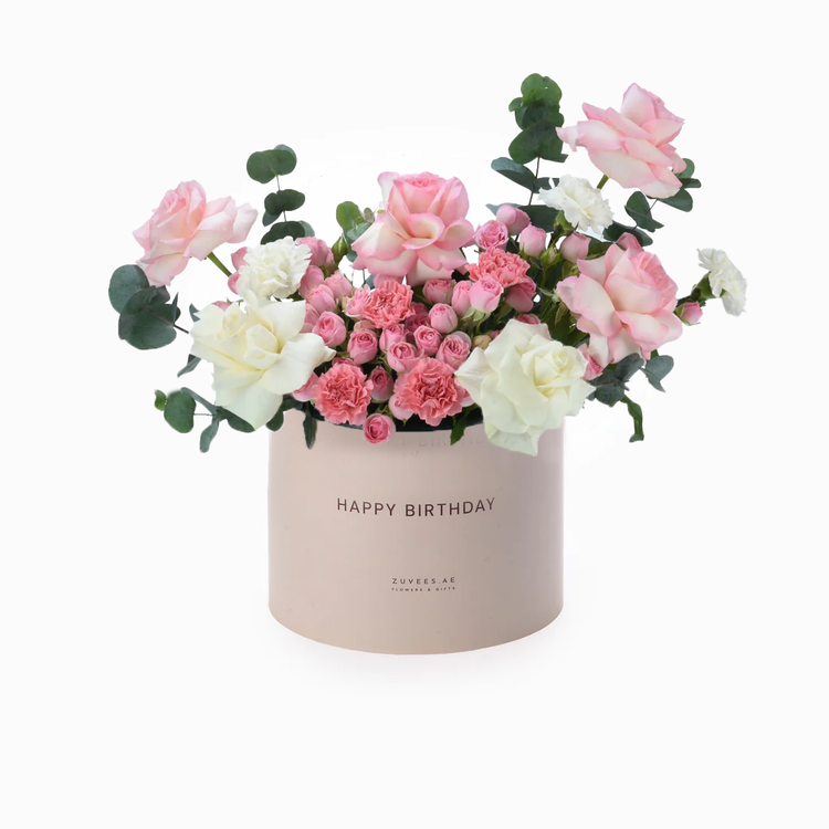 Blush Serenity Birthday Bloom Box