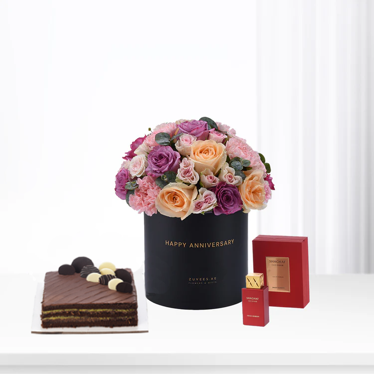 Blush & Lavender Anniversary Gift Set