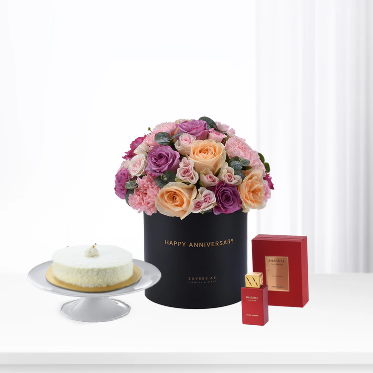 Blush & Lavender Anniversary Gift Set