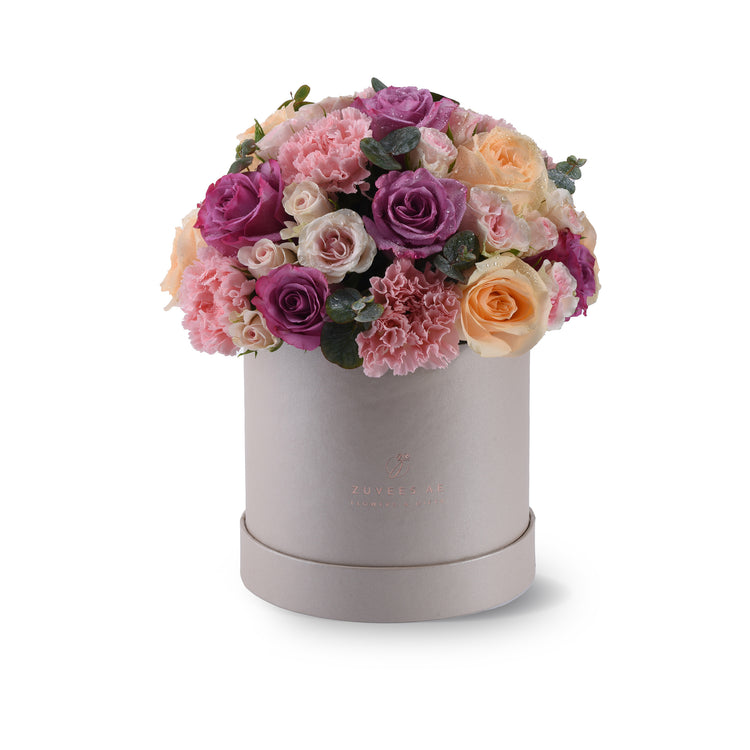 Blush & Lavender Sand Bloom Box - Zuvees.ae