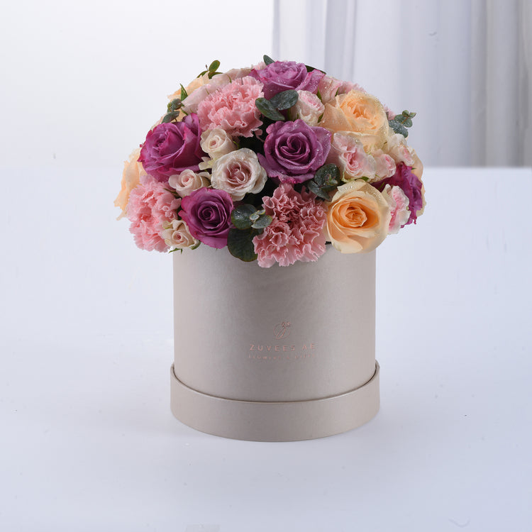 Blush & Lavender Sand Bloom Box - Zuvees.ae