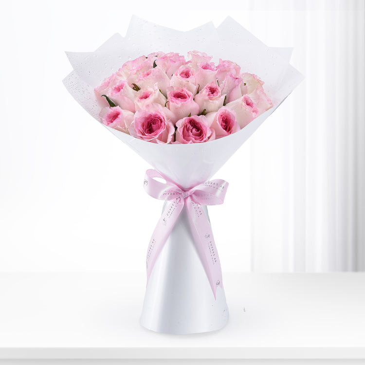 Enchanting Pink Rosebud Arrangement - Zuvees.ae